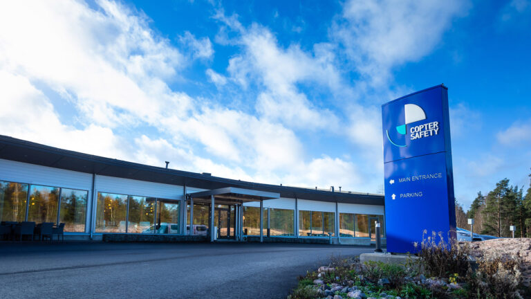 Trainingszentrum von Coptersafety von außen