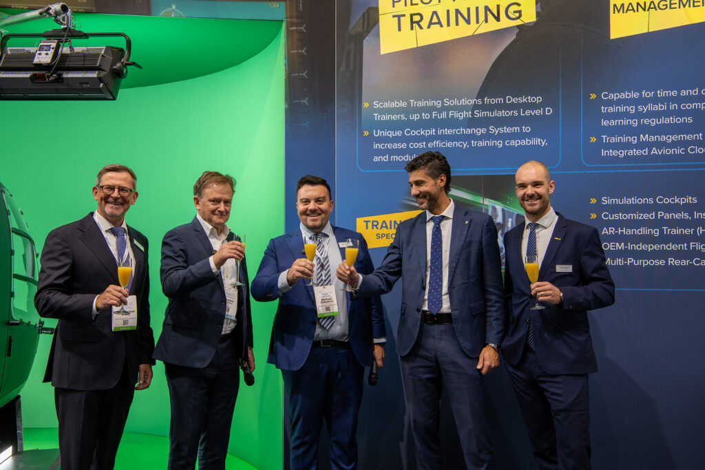 REISER team at the European Rotors 2025 trade fair booth
