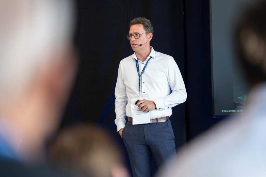 Speaker addressing the audience at the Varjo Experience Day