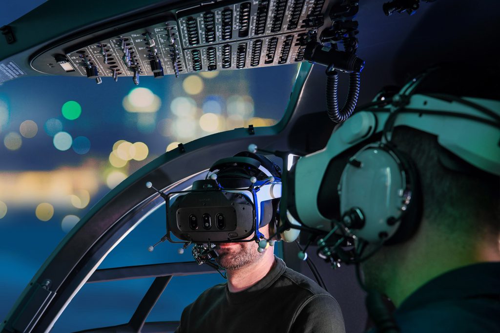 H145 D3 XR simulator, DRF Akademie case study