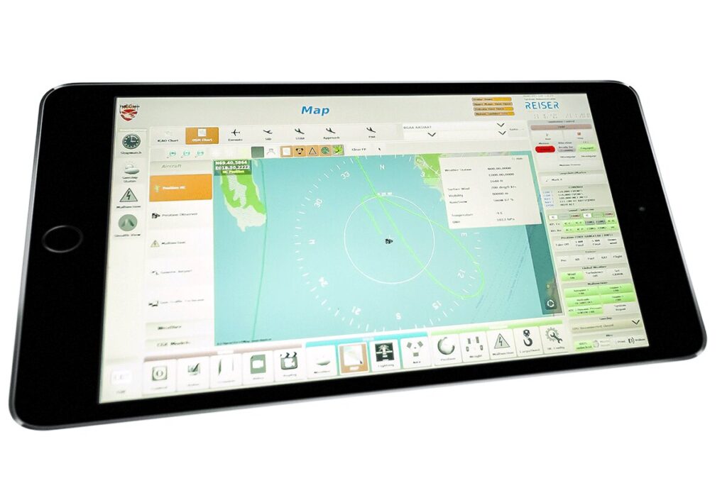IOS operation on the tablet