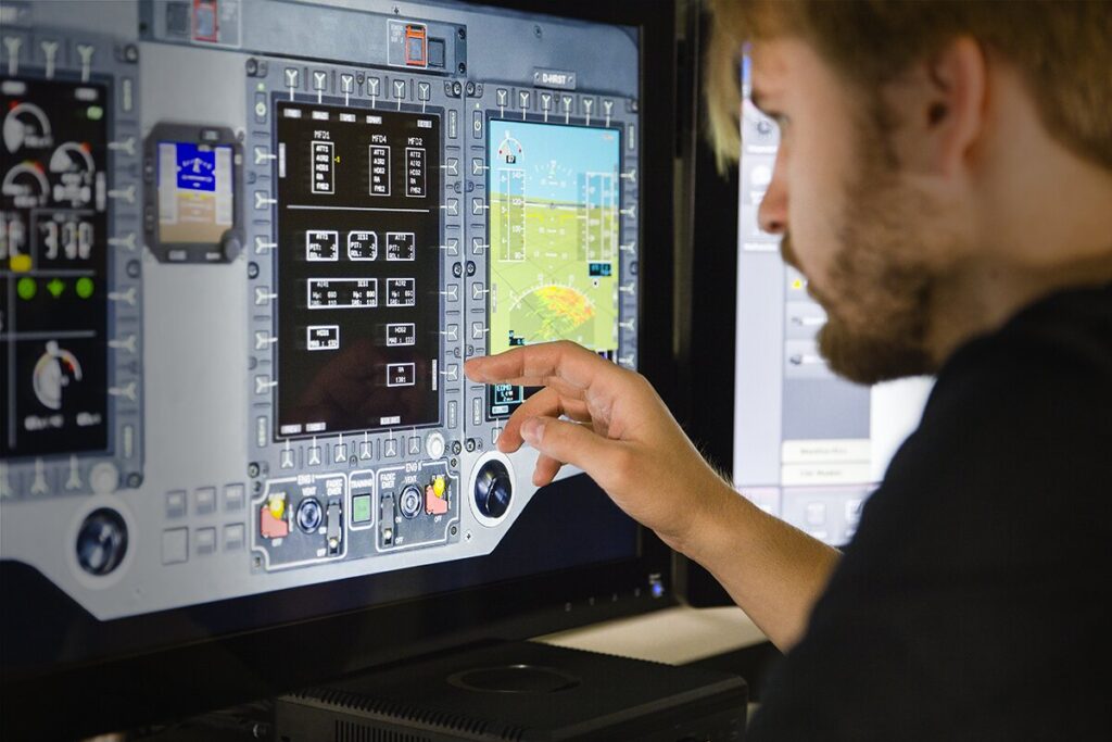 ADT Detailansicht Avionik-Panels