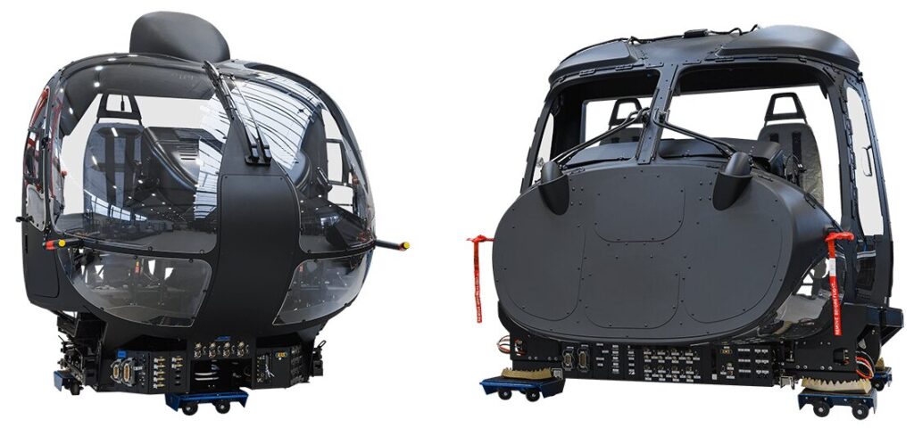 H145 and AW169 cockpits side by side