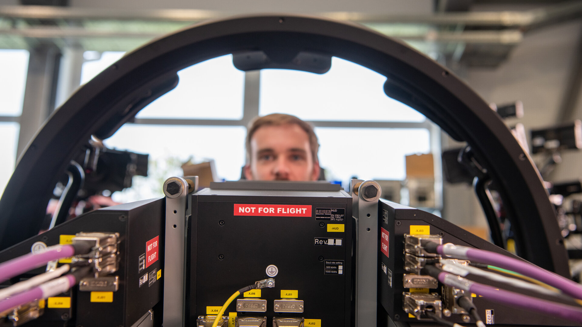 Cockpit components in manufacturing