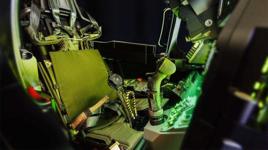 Atemluft-Aufbereitung im Cockpit-Detail