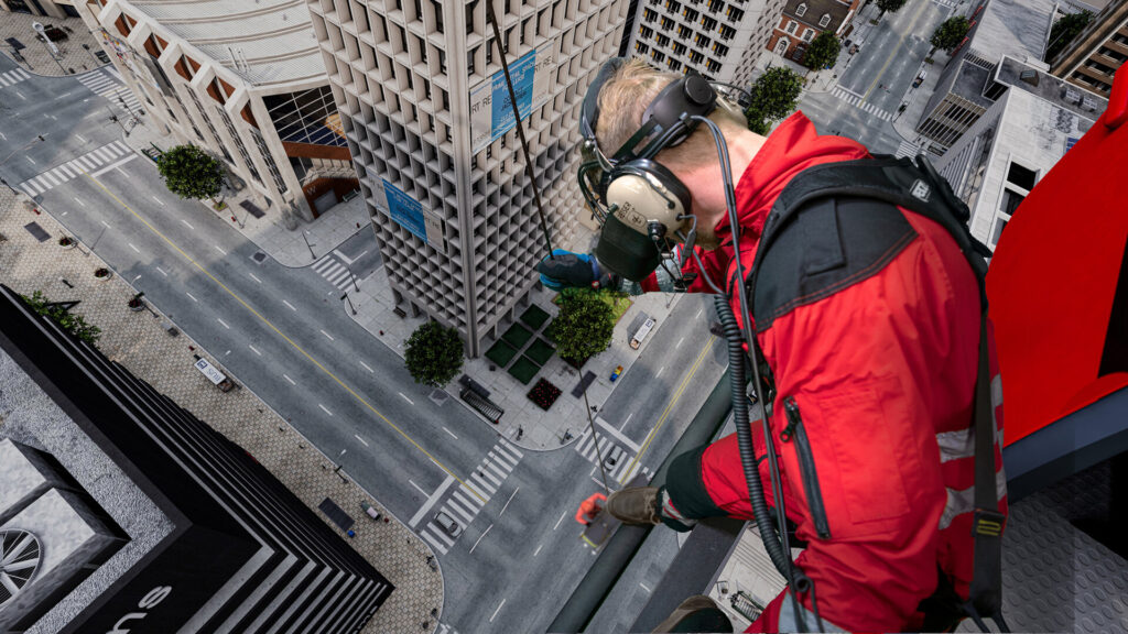 hoistAR virtual mission scene