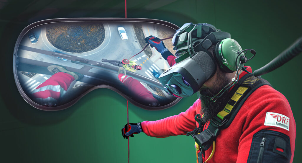 hoistAR Mixed-Reality-Ansicht des Operators