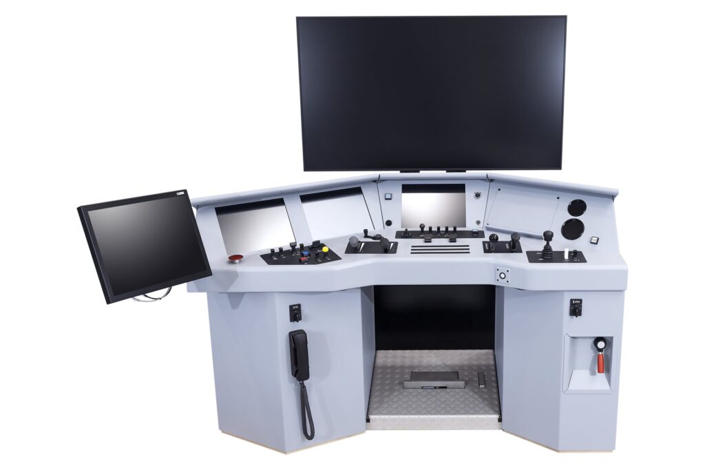 Fixed Train Control Console with motion capability