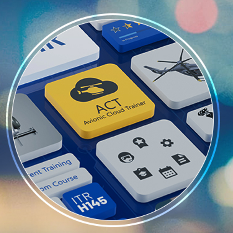 simplAIR app with module tiles, including Avionic Cloud Trainer